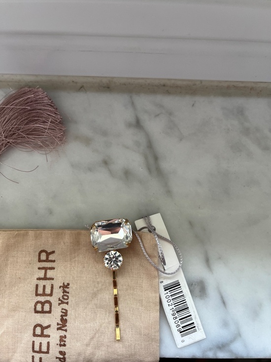 Jennifer Behr Gemma Crystal Diamond Hair Bobby Pin L. Erickson Little Gems Lot 3